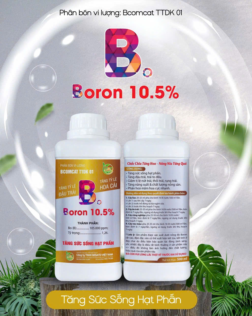 BORON 10.5%